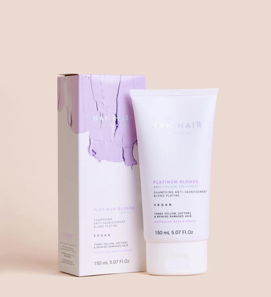NAK PLATINUM BLONDE TREATMENT ANTI-YELLOW TREATMENT 150ML