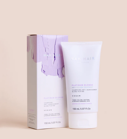 NAK PLATINUM BLONDE TREATMENT ANTI-YELLOW TREATMENT 150ML