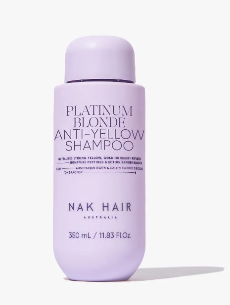 NAK PLATINUM BLONDE ANTI-YELLOW SHAMPOO 375ML